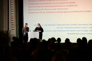 Judith Ranftler und Hanna Lichtenberger, Volkshilfe